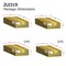 Linea Italia Reception Desk 11.1 ft D X 46 in H, 11.8 ft W X Thermofused Laminate, Clear, Walnut ZUI319 - alternate 6
